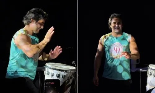 Filho de Ivete Sangalo rouba a cena ao tocar com a Timbalada; VÍDEO