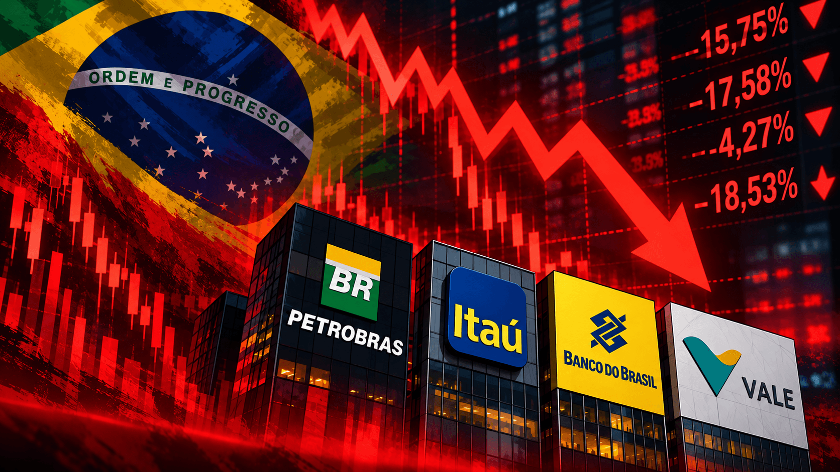 Após eleição de Lula, até onde podem cair as ações PETR4, ITUB4, BBAS3 e VALE3?