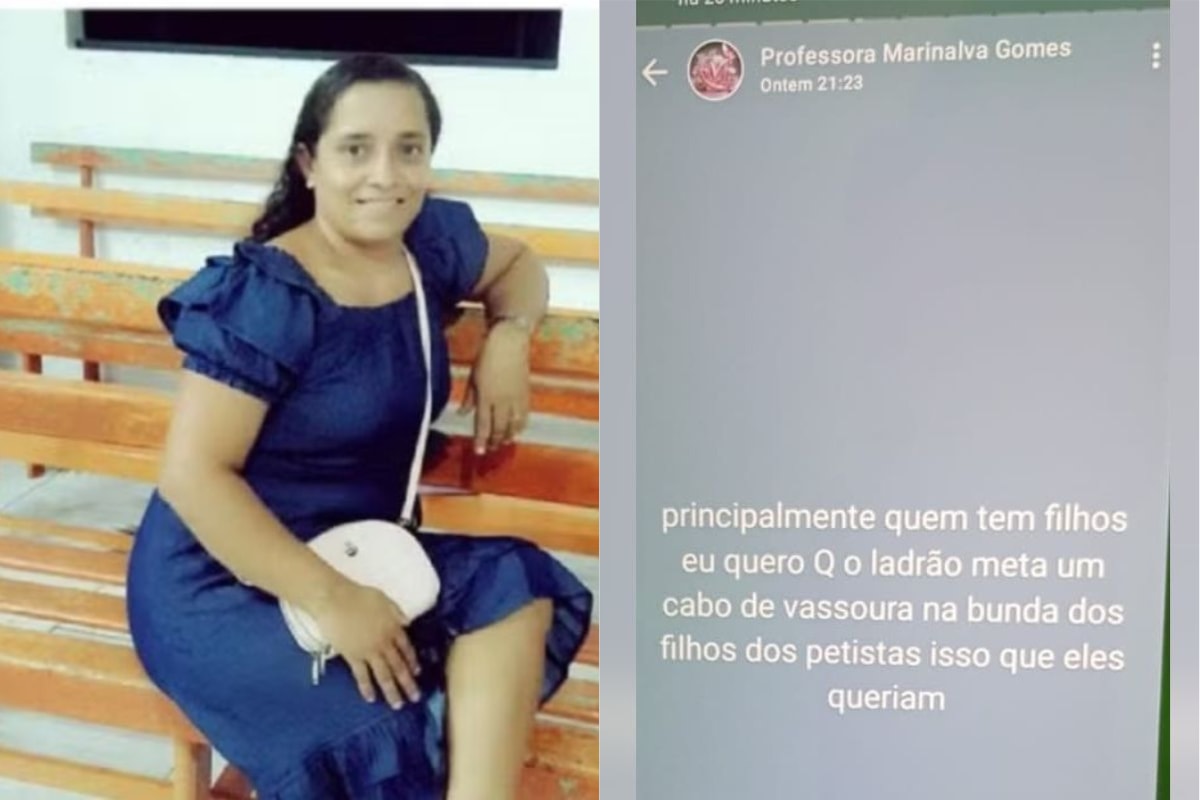 Professora é afastada após desejar que filhos de petistas fossem estuprados