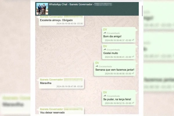 Ibaneis enviou a Vorcaro decisão liminar e lei sobre Master. Veja prints