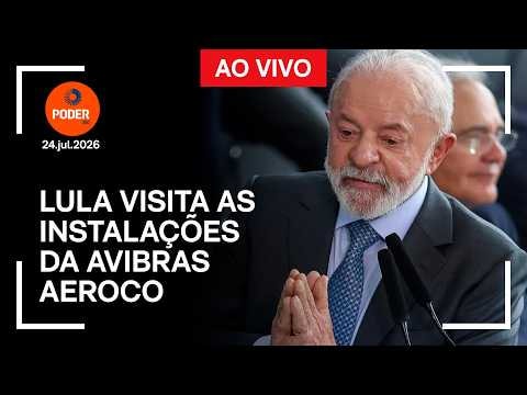 Ao vivo: Lula visita as instalações da Avibras Aeroco